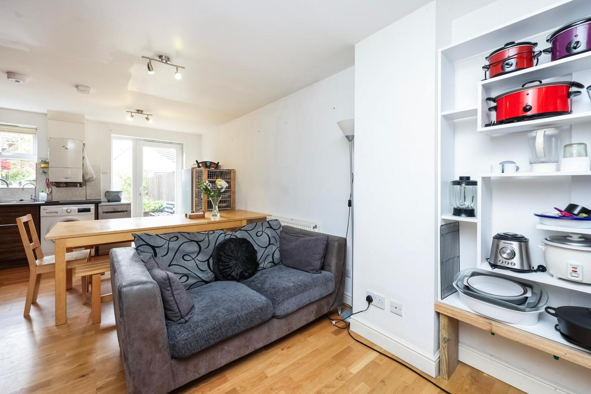 Vibrant Clapham Double Bedroom London Exteriör bild